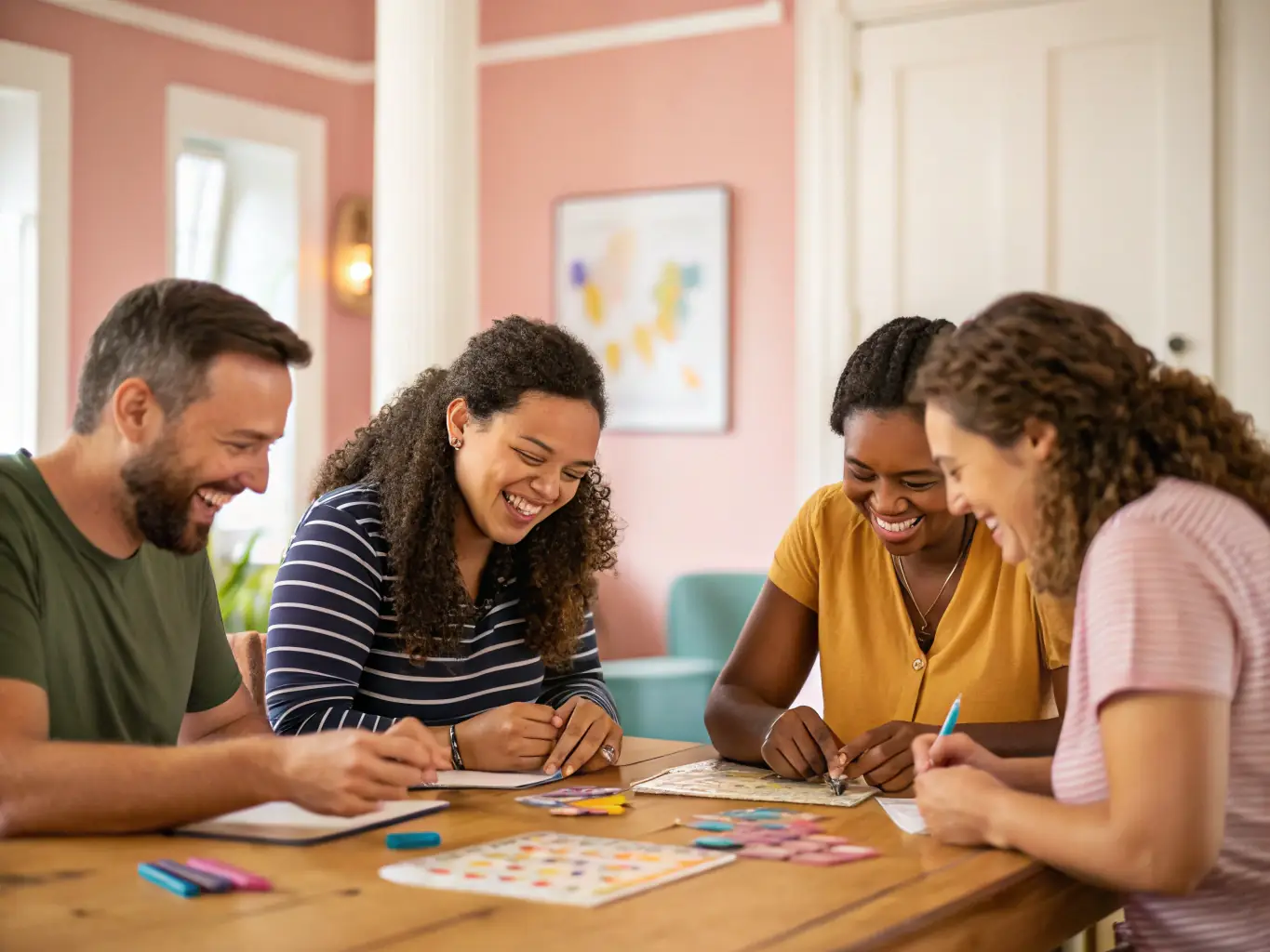 An engaging image of participants in a cultural education workshop, highlighting the organization's efforts to raise awareness about local traditions.